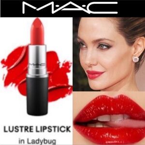 MAC Ladybug 510 Lustre Lipstick Rouge À Lèvres bold color Red New